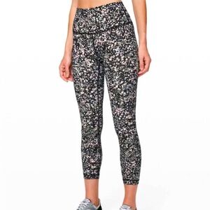 LULULEMON wunder under floral size 4